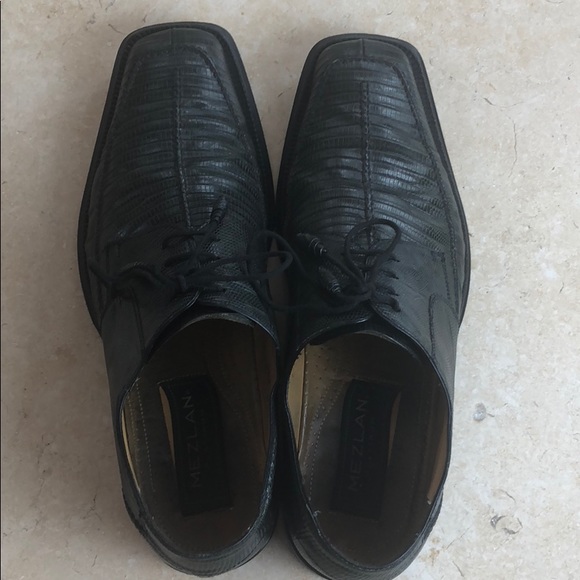 Mezlan Genuine Lizard men’s shoes size 10 used - Picture 3 of 6